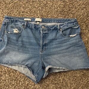 Universal Thread Light Blue Distressed Denim Shorts